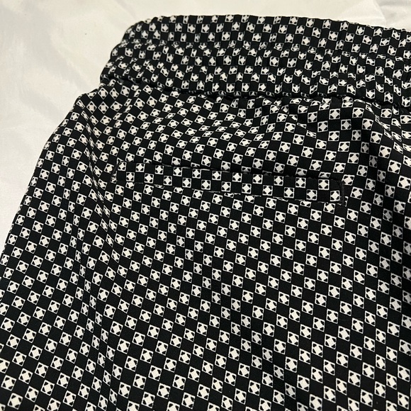 Ann Taylor Size 14 black and white pants with drawstring - Picture 3 of 4